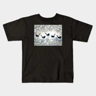 Grey and Creme Kids T-Shirt